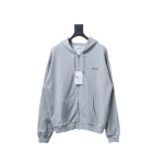Celine CE basic letter zipper hooded sweatshirt Hoodie
