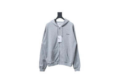 Celine CE basic letter zipper hooded sweatshirt Hoodie 01