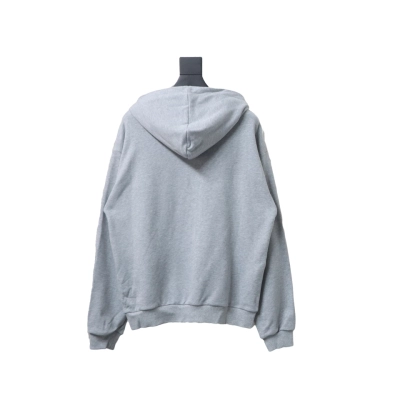 Celine CE basic letter zipper hooded sweatshirt Hoodie 02