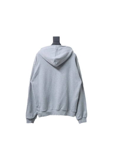 Celine CE basic letter zipper hooded sweatshirt Hoodie 02