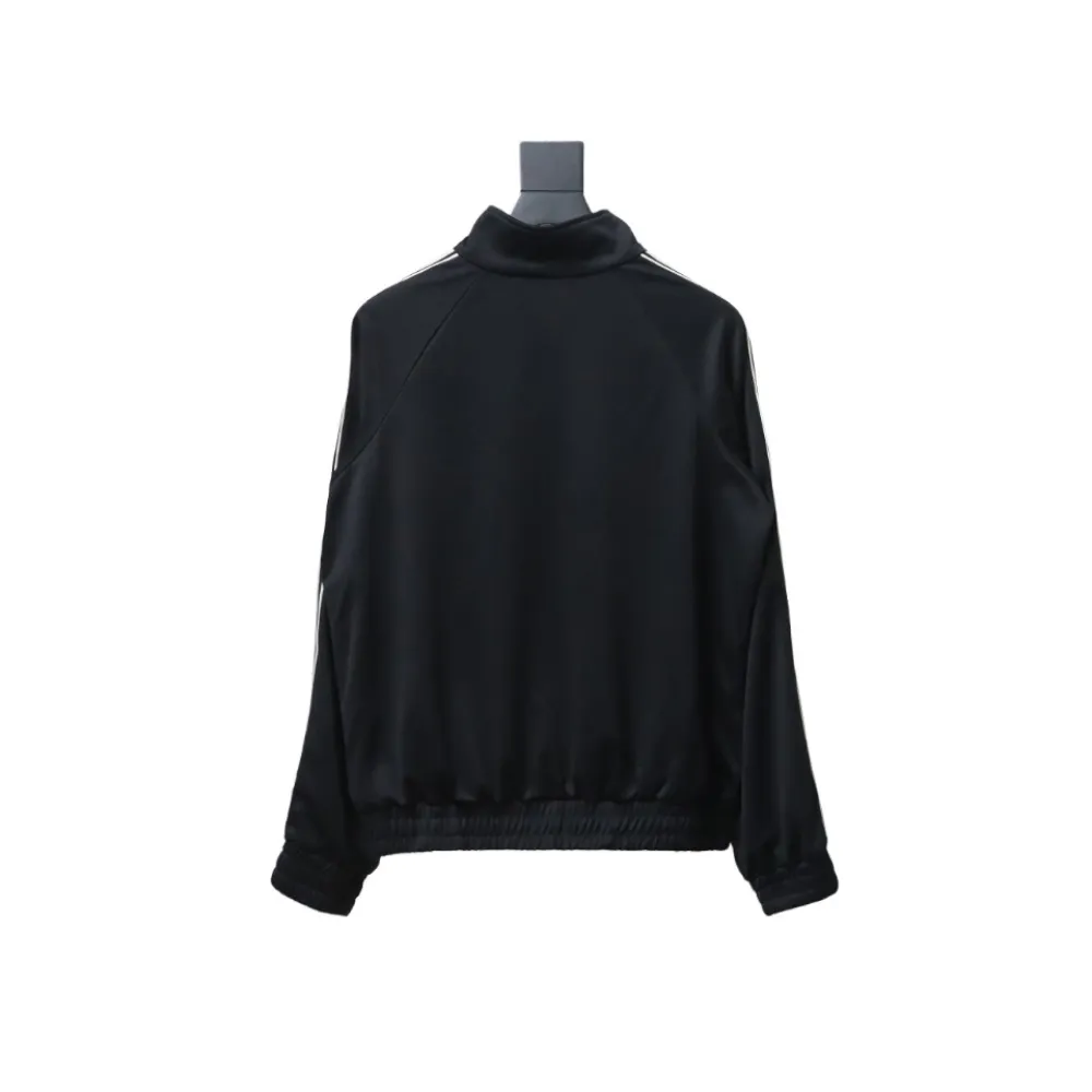  Celine CE letter embroidery half zipper sweatshirt Hoodie