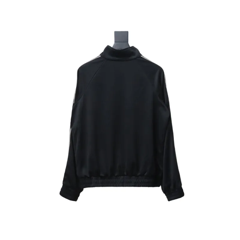  Celine CE letter embroidery half zipper sweatshirt Hoodie