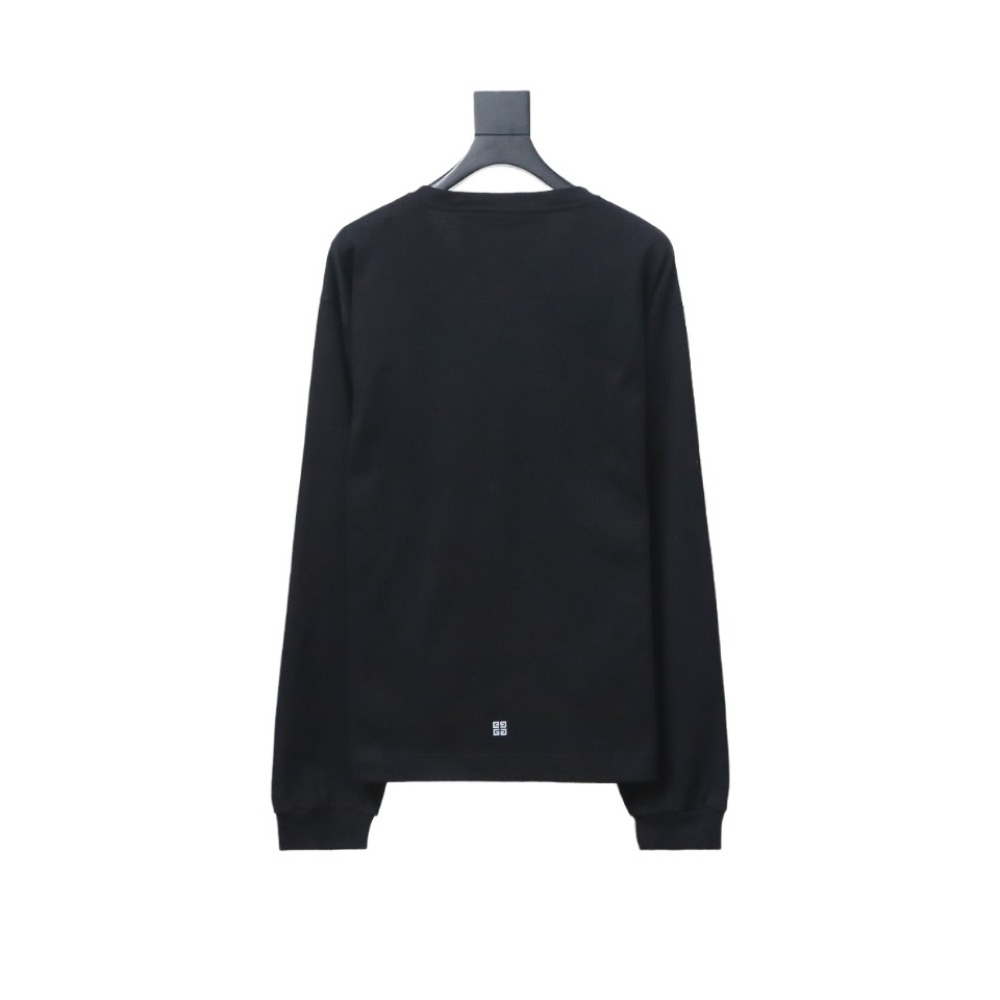  Givenchy 23 reflective lightning round neck sweatshirt Hoodie