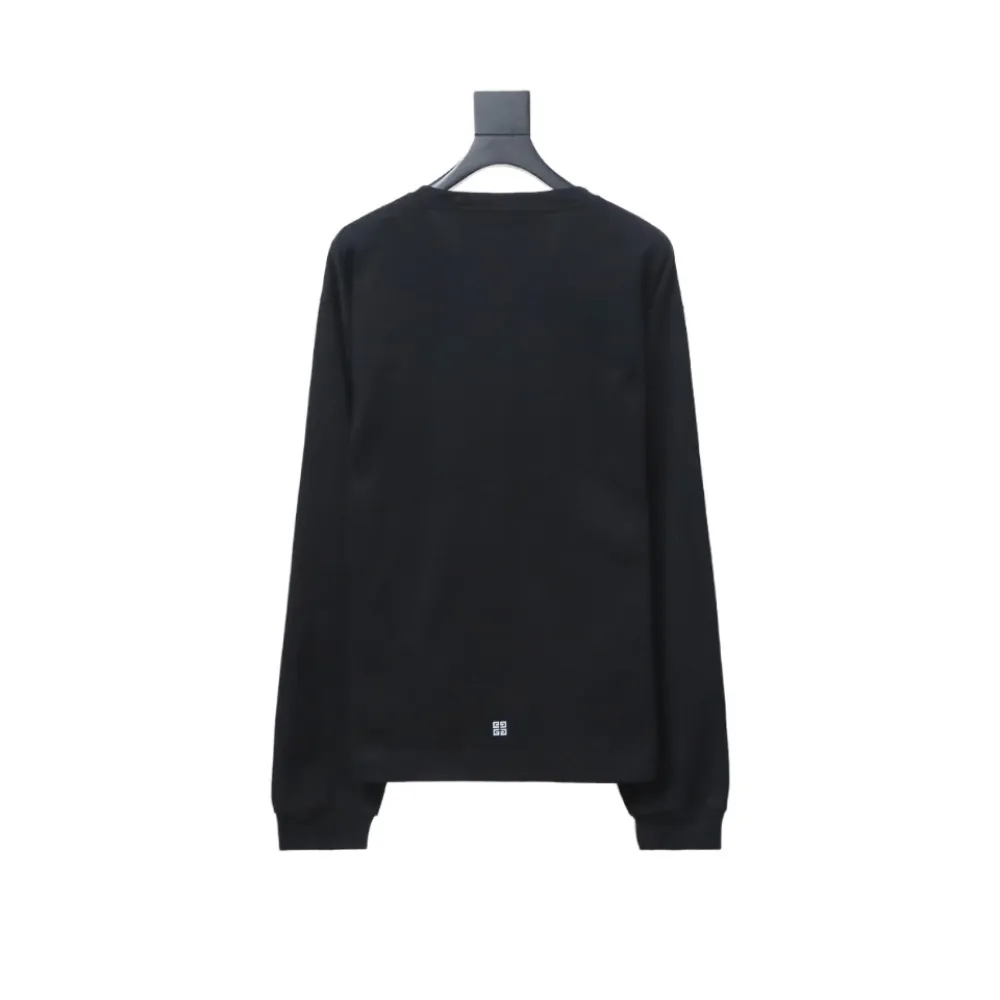  Givenchy 23 reflective lightning round neck sweatshirt Hoodie
