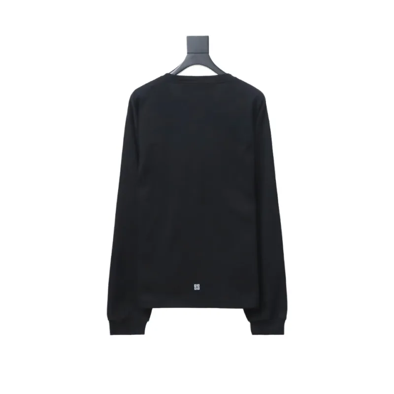  Givenchy 23 reflective lightning round neck sweatshirt Hoodie