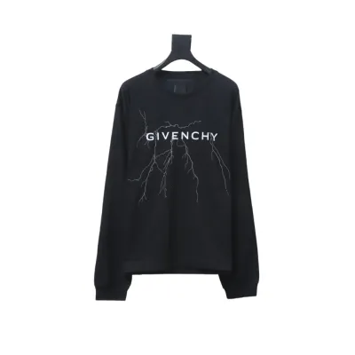  Givenchy 23 reflective lightning round neck sweatshirt Hoodie 01