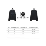  Givenchy 23 reflective lightning round neck sweatshirt Hoodie