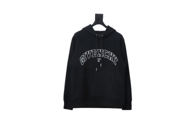 Givenchy 24FW classic English embroidered hooded sweatshirt Hoodie 01