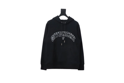 Givenchy 24FW classic English embroidered hooded sweatshirt Hoodie 01