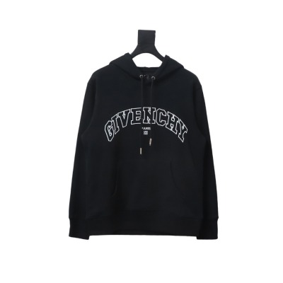  Givenchy 24FW classic English embroidered hooded sweatshirt Hoodie 01