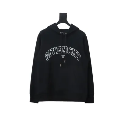  Givenchy 24FW classic English embroidered hooded sweatshirt Hoodie 01