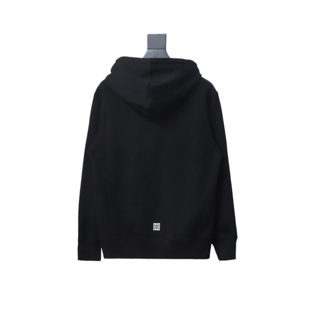  Givenchy 24FW classic English embroidered hooded sweatshirt Hoodie
