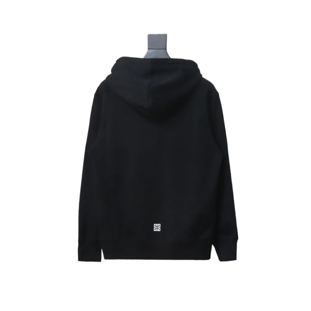  Givenchy 24FW classic English embroidered hooded sweatshirt Hoodie