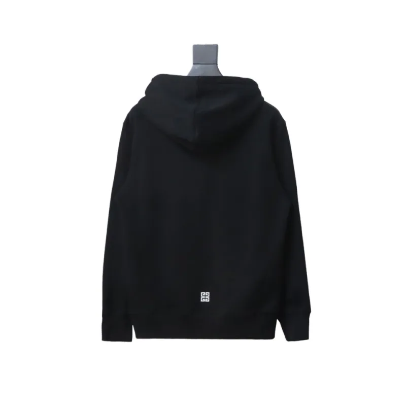  Givenchy 24FW classic English embroidered hooded sweatshirt Hoodie