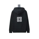  Givenchy 24FW classic front and back three-dimensional embroidered hooded sweatshirt Hoodie
