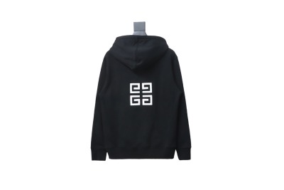 Givenchy 24FW classic front and back three-dimensional embroidered hooded sweatshirt Hoodie 02