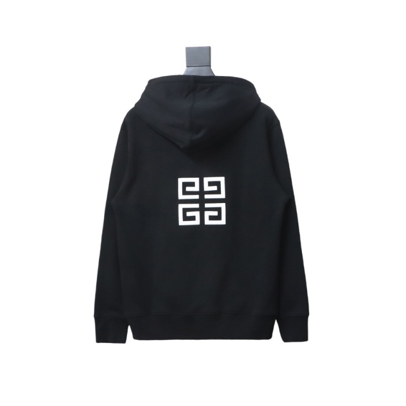  Givenchy 24FW classic front and back three-dimensional embroidered hooded sweatshirt Hoodie