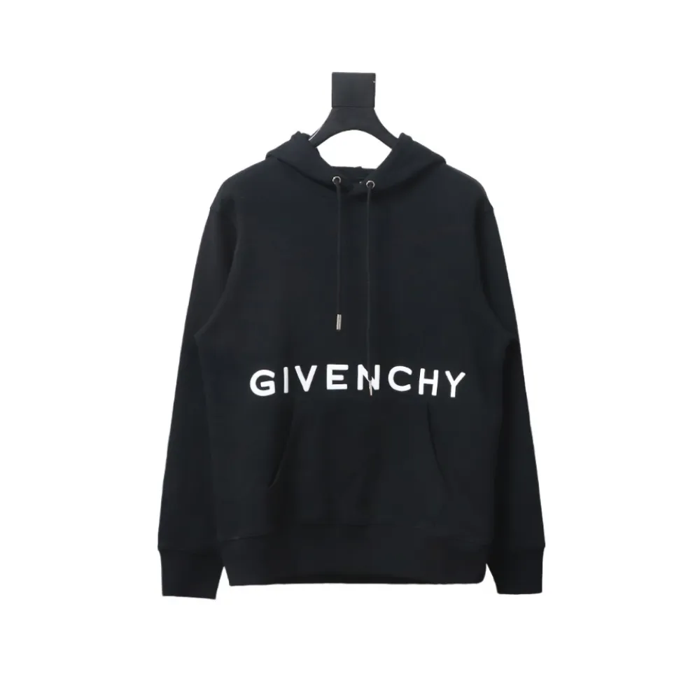  Givenchy 24FW classic front and back three-dimensional embroidered hooded sweatshirt Hoodie
