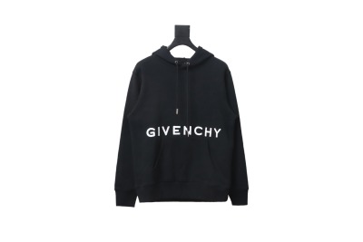 Givenchy 24FW classic front and back three-dimensional embroidered hooded sweatshirt Hoodie 01