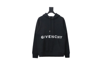 Givenchy 24FW classic front and back three-dimensional embroidered hooded sweatshirt Hoodie 01