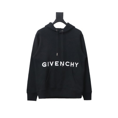  Givenchy 24FW classic front and back three-dimensional embroidered hooded sweatshirt Hoodie 01