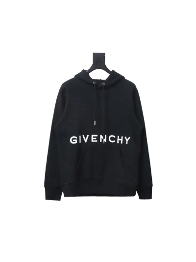 Givenchy 24FW classic front and back three-dimensional embroidered hooded sweatshirt Hoodie 01