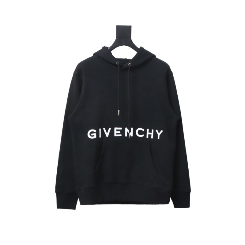  Givenchy 24FW classic front and back three-dimensional embroidered hooded sweatshirt Hoodie