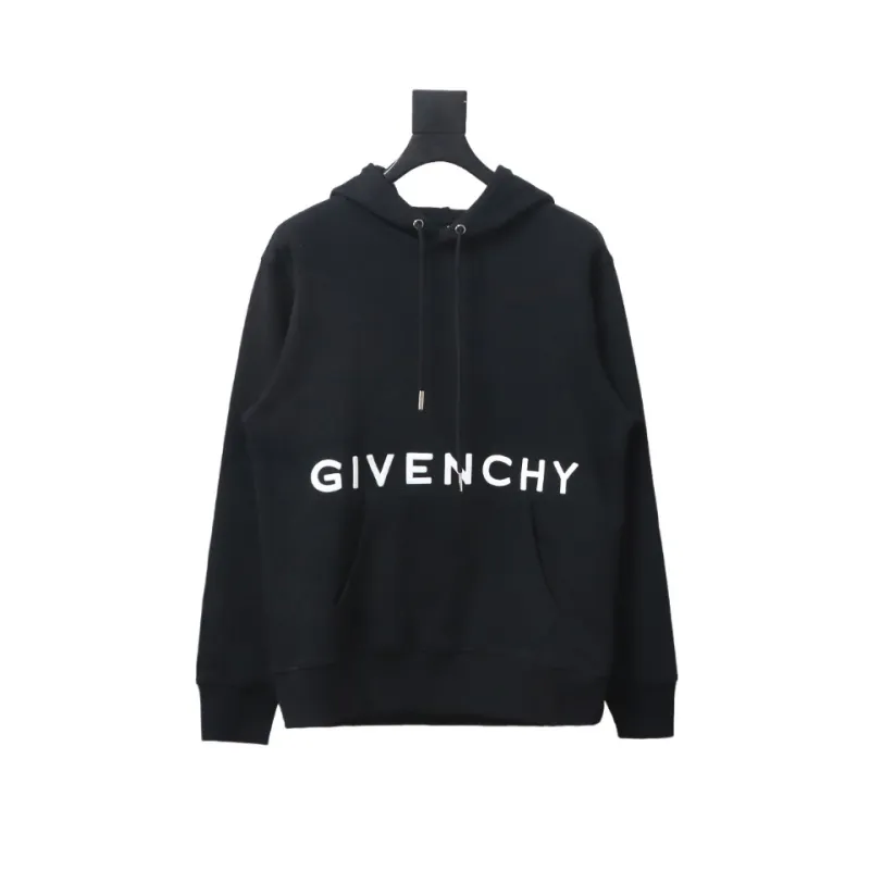  Givenchy 24FW classic front and back three-dimensional embroidered hooded sweatshirt Hoodie