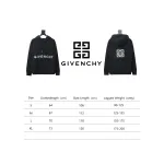  Givenchy 24FW classic front and back three-dimensional embroidered hooded sweatshirt Hoodie