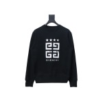  Givenchy 24FW retro distressed 4G star print round neck sweatshirt Hoodie