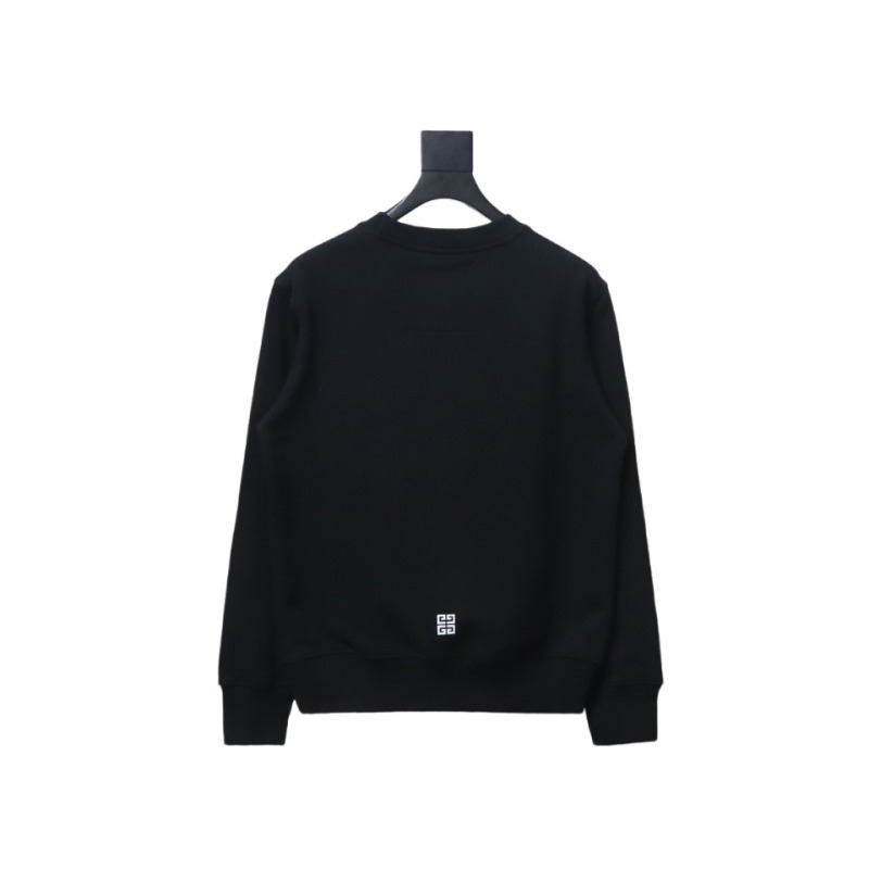  Givenchy 24FW retro distressed 4G star print round neck sweatshirt Hoodie