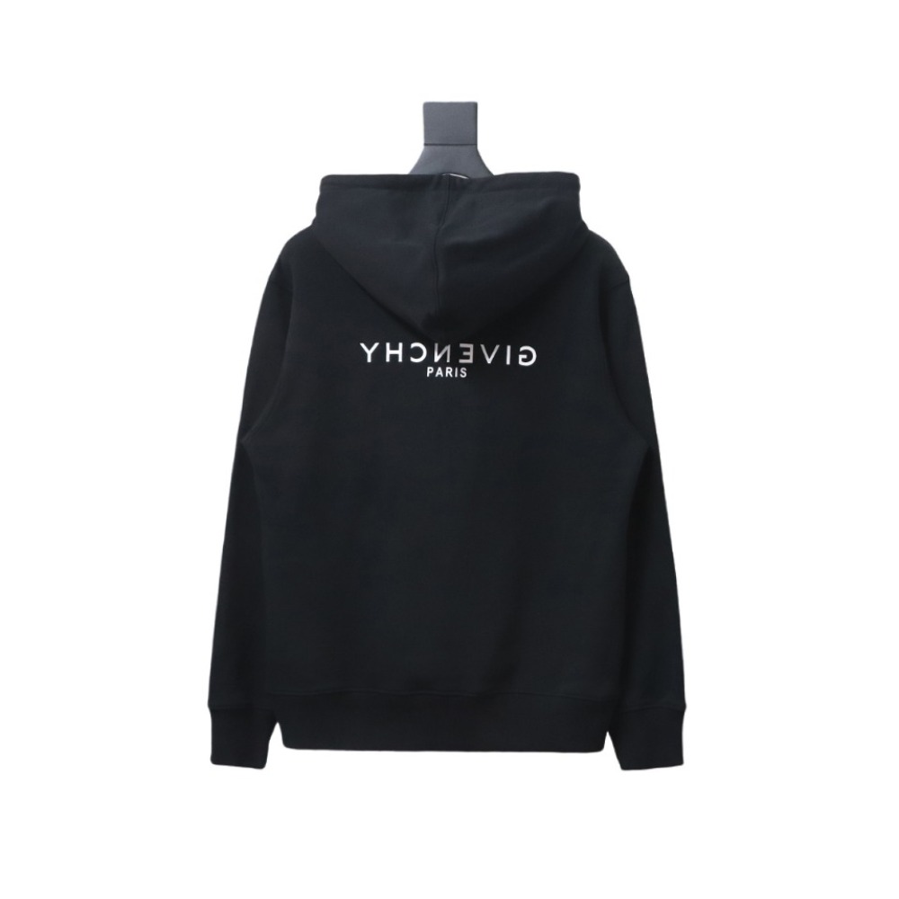 Givenchy 24FW reverse printed hooded sweatshirt Hoodie