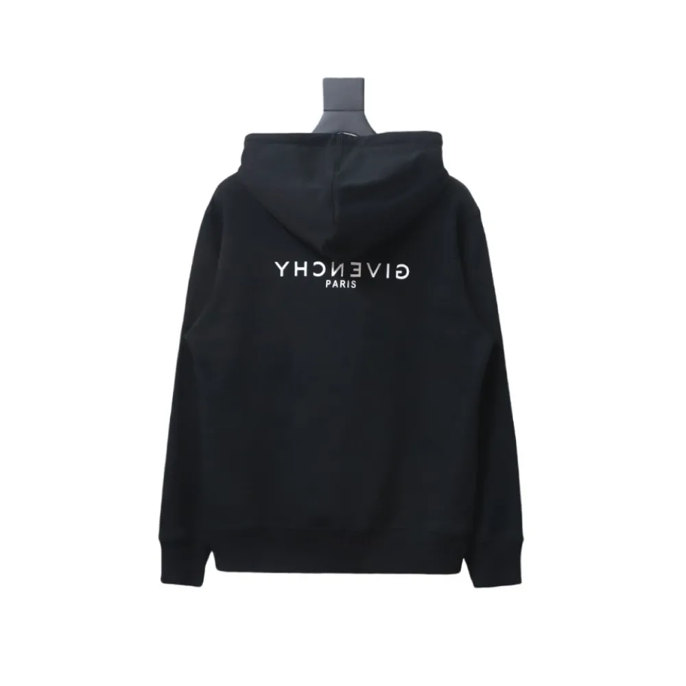  Givenchy 24FW reverse printed hooded sweatshirt Hoodie
