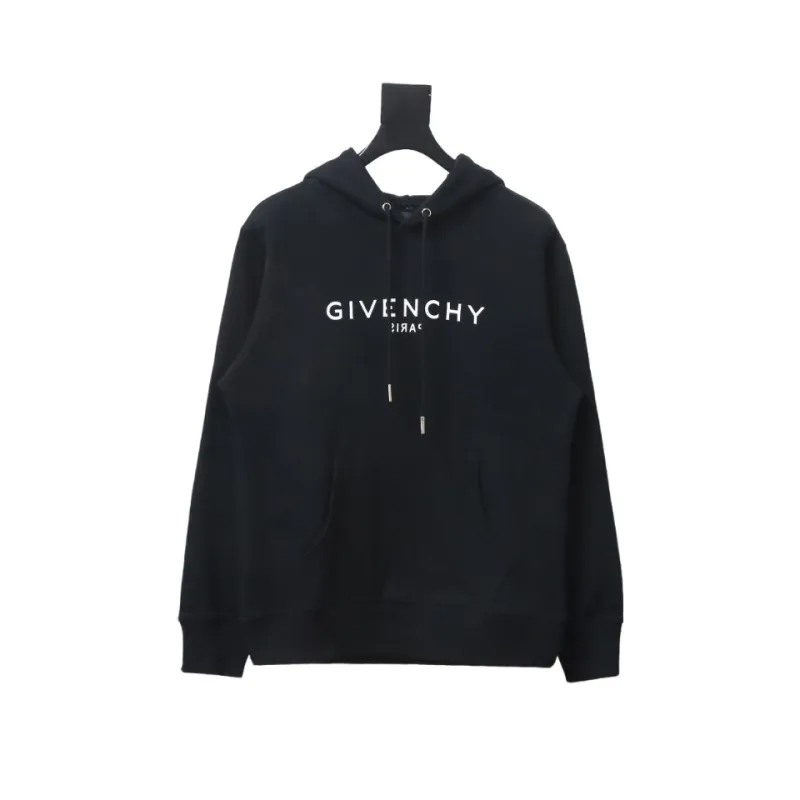  Givenchy 24FW reverse printed hooded sweatshirt Hoodie
