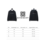  Givenchy 24FW reverse printed hooded sweatshirt Hoodie