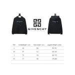  Givenchy 24FW reverse printed hooded sweatshirt Hoodie