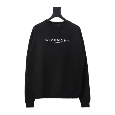  Givenchy damaged letter round neck sweatshirt 1901 Hoodie 01
