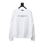  Givenchy damaged letter round neck sweatshirt 1902 Hoodie