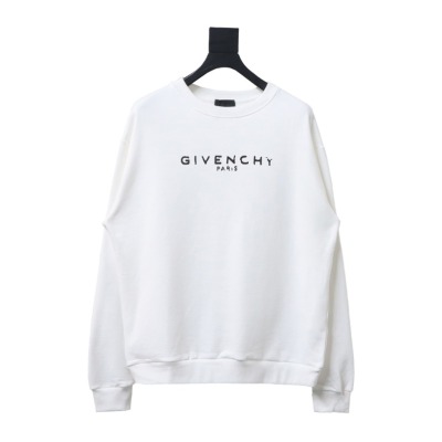  Givenchy damaged letter round neck sweatshirt 1902 Hoodie 01