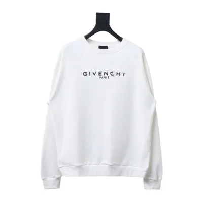  Givenchy damaged letter round neck sweatshirt 1902 Hoodie 01