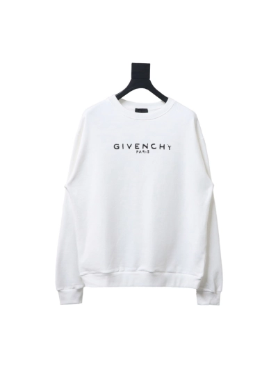 Givenchy damaged letter round neck sweatshirt 1902 Hoodie 01