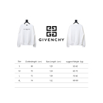  Givenchy damaged letter round neck sweatshirt 1902 Hoodie