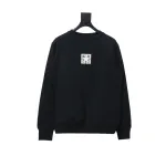  Givenchy GFC 4G five-pointed star double needle embroidered round neck sweatshirt Hoodie
