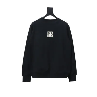  Givenchy GFC 4G five-pointed star double needle embroidered round neck sweatshirt Hoodie 01