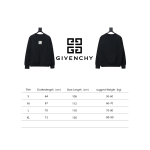  Givenchy GFC 4G five-pointed star double needle embroidered round neck sweatshirt Hoodie