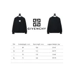  Givenchy GFC 4G five-pointed star double needle embroidered round neck sweatshirt Hoodie
