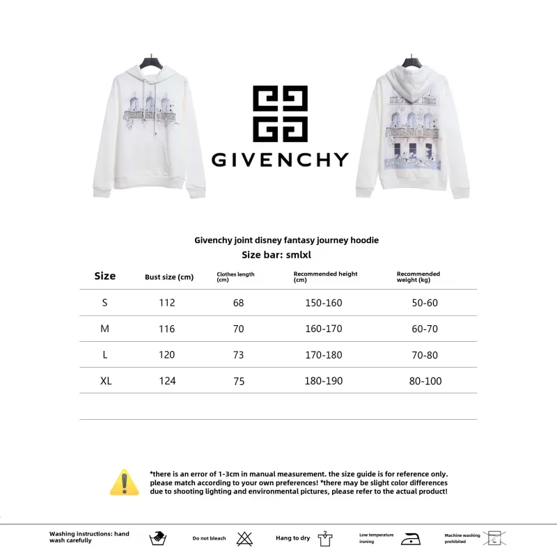  Givenchy joint Disney Dream Journey hoodie