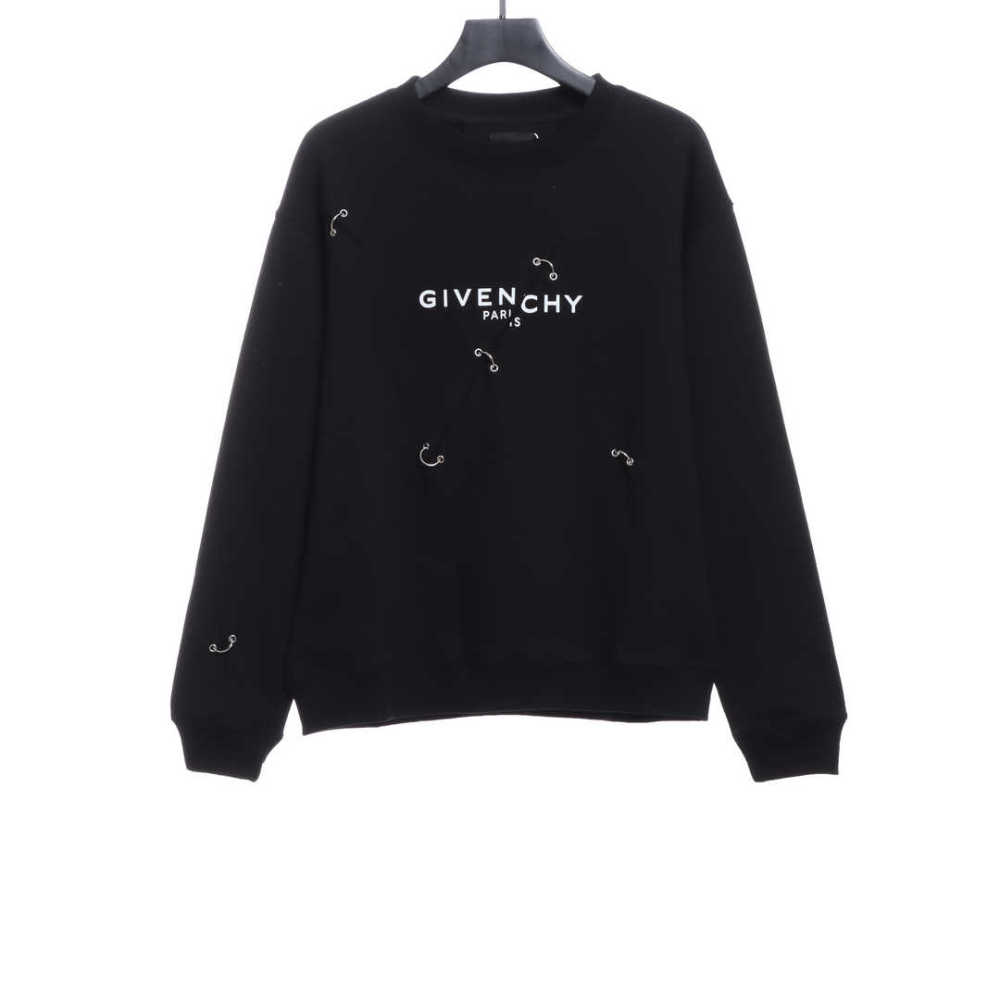 Givenchy metal smiley face round neck sweatshirt 1901 Hoodie