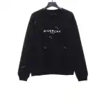  Givenchy metal smiley face round neck sweatshirt 1901 Hoodie