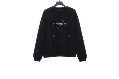 Givenchy metal smiley face round neck sweatshirt 1901 Hoodie 01